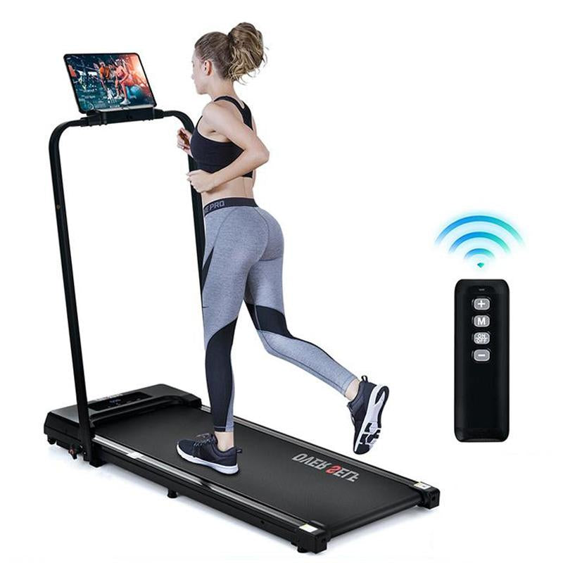 2-In-1 Portable Treadmill with Handle for Home & Office Use