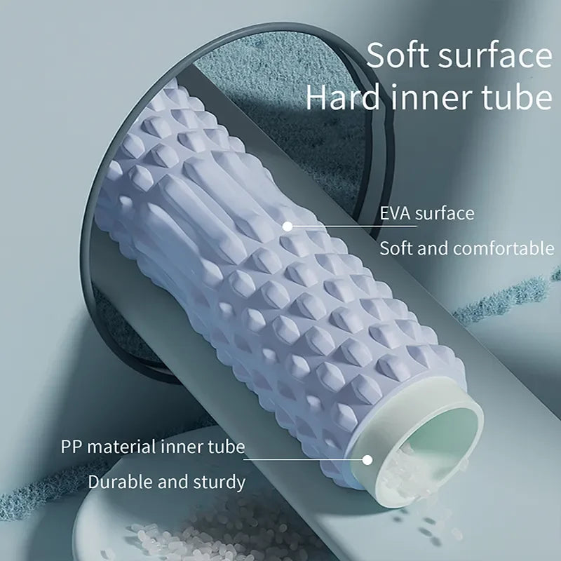 High Density Foam Roller For body roller Blue, 45×12Cm