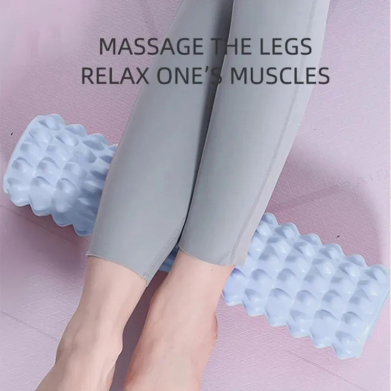 High Density Foam Roller For body roller Blue, 45×12Cm