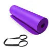 Oem Workout Exercise Camping Mat Fitness Yoga 10mm 15mm Thick Yoga Mat Environmental Material Durable Nbr Yoga Mat