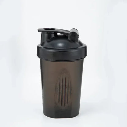 400ML Shaker Bottle Plastic Protein Shakes Bottle with Whisk Leakproof for Powder Protein Shaker Gym Sport Bottle BPA Free