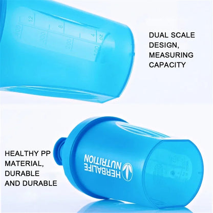 400ML Shaker Bottle Plastic Protein Shakes Bottle with Whisk Leakproof for Powder Protein Shaker Gym Sport Bottle BPA Free