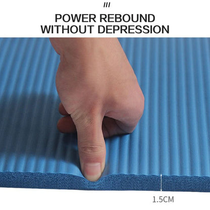 60x25x1.5cm Yoga Mat Plank Pilates Yoga Dancing Fitness Rehabilitation Training Nbr Floor Pad Portable Sports Equipments