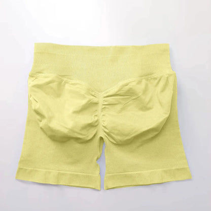 NCLAGEN Seamless Shorts 4.5" Gym Shorts Woman Scrunch Butt Fitness Sports Short Workout Seamless Leggings Running Yoga bottoms