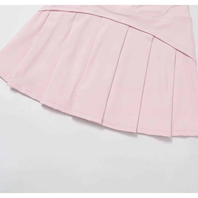 Yoga Shorts Summer New Slim Short Skirts Ultra Short Mini Skirts Gym Exercise Running Fitness Tennis Anti-Light Sports Skirts