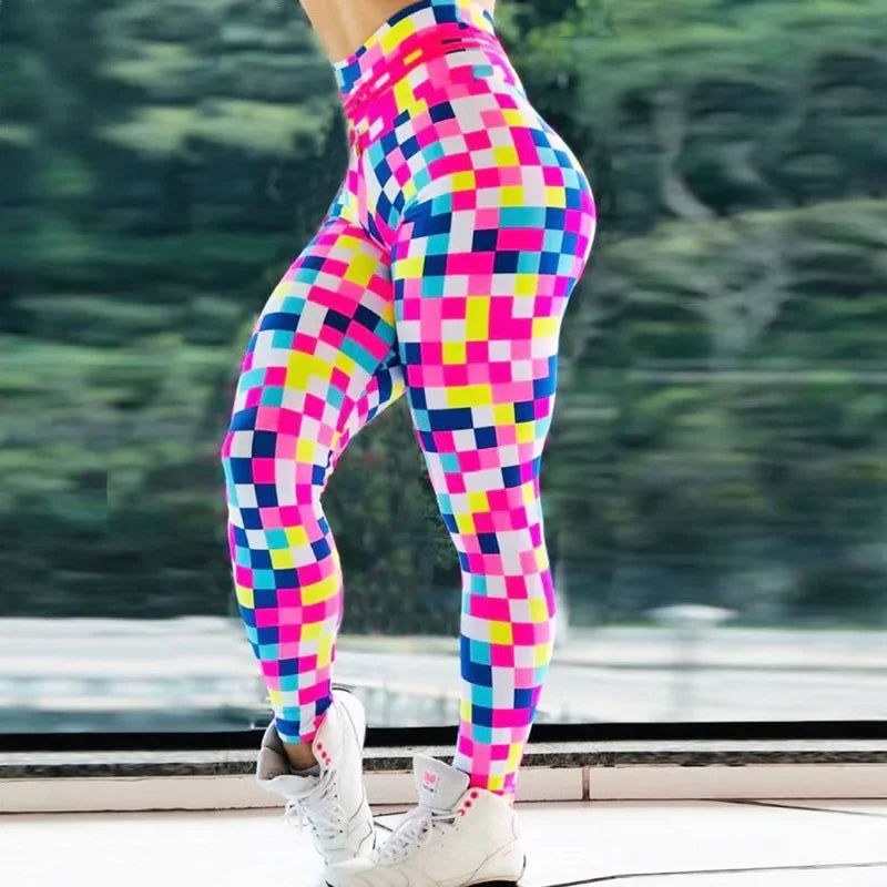 Leggings Women Sexy Sport Gym Training Print High Waist Yoga Pants Fitness Joggings Running Workout Legging Womens Clothing