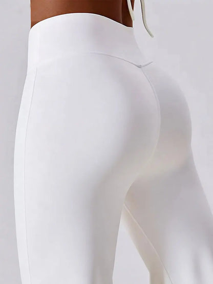 Flare Leggings Yoga Pant For Women High Waist Bare Feel Wide Leg Pant Gym Workout Fitness Flared Sweatpants Latin Dance Trousers
