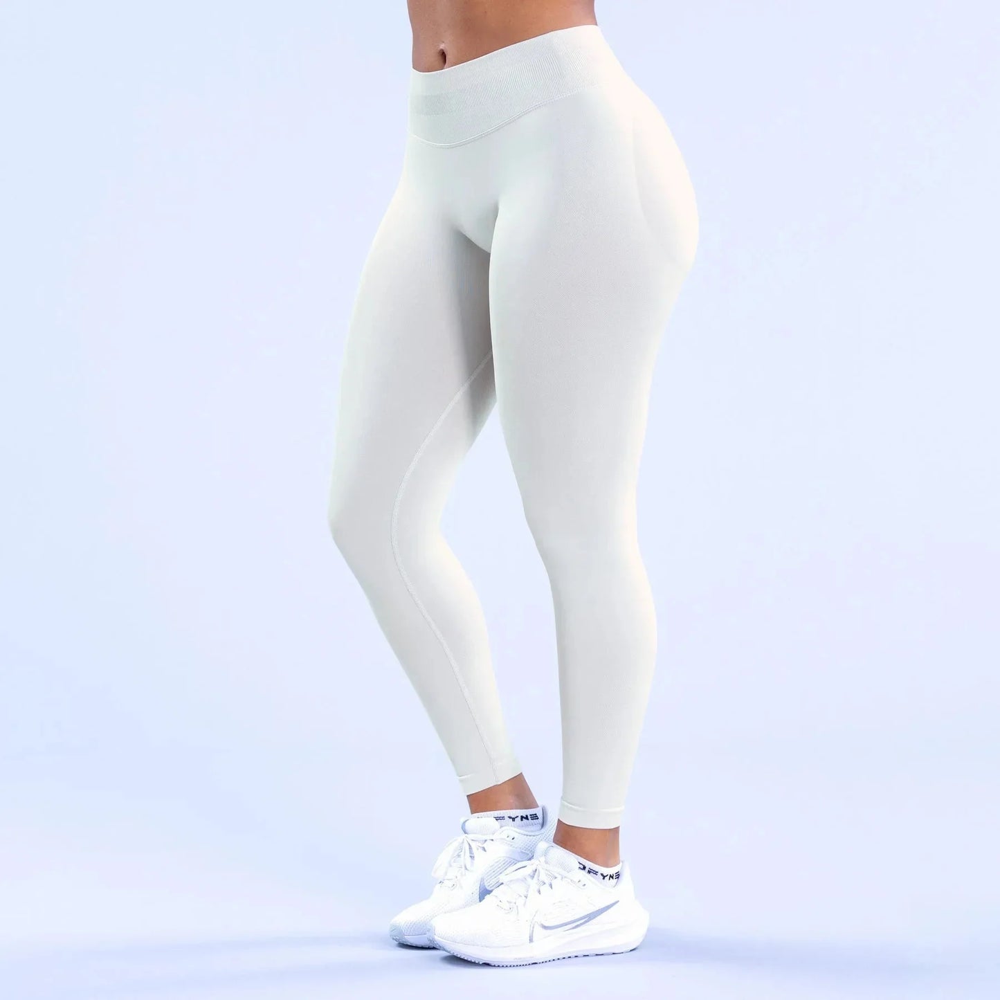 DF Impact matting pleated waist seamless sports fitness trousers