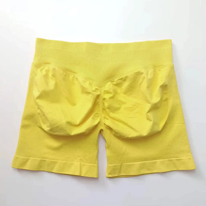 NCLAGEN Seamless Shorts 4.5" Gym Shorts Woman Scrunch Butt Fitness Sports Short Workout Seamless Leggings Running Yoga bottoms
