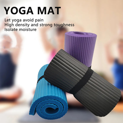 60x25x1.5cm Yoga Mat Plank Pilates Yoga Dancing Fitness Rehabilitation Training Nbr Floor Pad Portable Sports Equipments