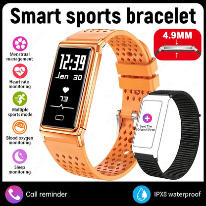 LIGE New Sport Fitness Tracker Smart Bracelet Pedometer Band Men Women Heart Rate Sleep Monitor Call Reminder Waterproof Watch