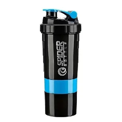 3 Layers Shaker Protein Bottle Powder Shake Cup Water Bottle Plastic Mixing Cup Body Building Exercise Bottle Coffeeware