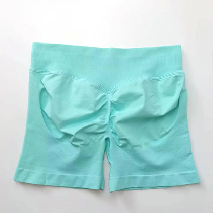 NCLAGEN Seamless Shorts 4.5" Gym Shorts Woman Scrunch Butt Fitness Sports Short Workout Seamless Leggings Running Yoga bottoms