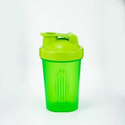 400ML Shaker Bottle Plastic Protein Shakes Bottle with Whisk Leakproof for Powder Protein Shaker Gym Sport Bottle BPA Free