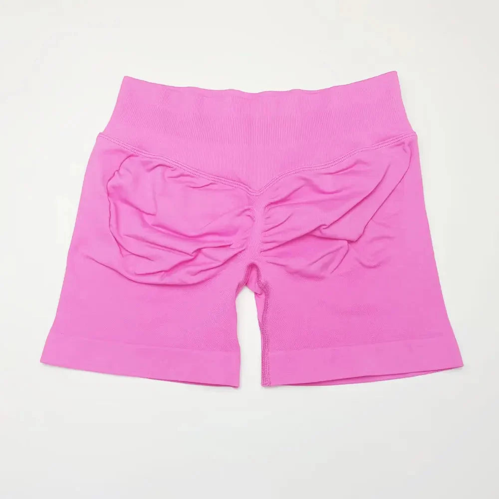 NCLAGEN Seamless Shorts 4.5" Gym Shorts Woman Scrunch Butt Fitness Sports Short Workout Seamless Leggings Running Yoga bottoms