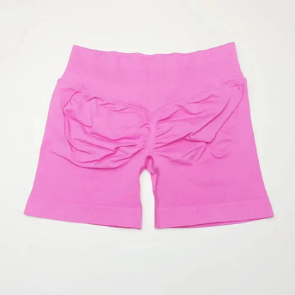 NCLAGEN Seamless Shorts 4.5" Gym Shorts Woman Scrunch Butt Fitness Sports Short Workout Seamless Leggings Running Yoga bottoms