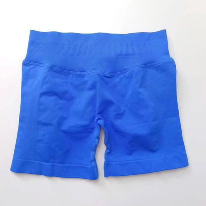 NCLAGEN Seamless Shorts 4.5" Gym Shorts Woman Scrunch Butt Fitness Sports Short Workout Seamless Leggings Running Yoga bottoms