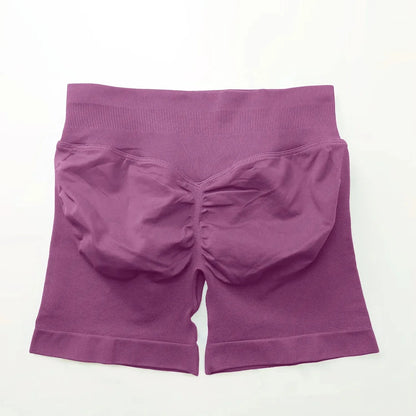 NCLAGEN Seamless Shorts 4.5" Gym Shorts Woman Scrunch Butt Fitness Sports Short Workout Seamless Leggings Running Yoga bottoms
