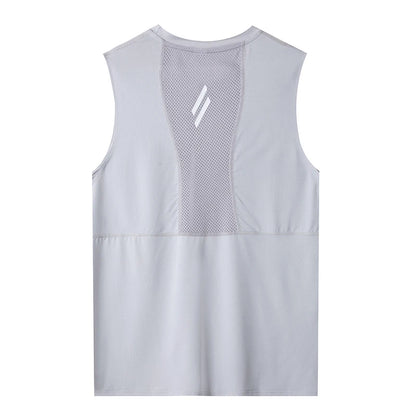 Mens Gym Tank top Men Fitness Sleeveless Shirt Male Mesh Breathable Fitness Sports Vest Undershirt Gyms Running Vest Men