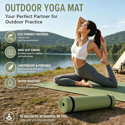 180x50cm Yoga Mats Anti-slip Sport Fitness Mat Blanket for Exercise Yoga and Pilates Gymnastics Fitness Equipment Picnic Pad