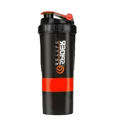 3 Layers Shaker Protein Bottle Powder Shake Cup Water Bottle Plastic Mixing Cup Body Building Exercise Bottle Coffeeware