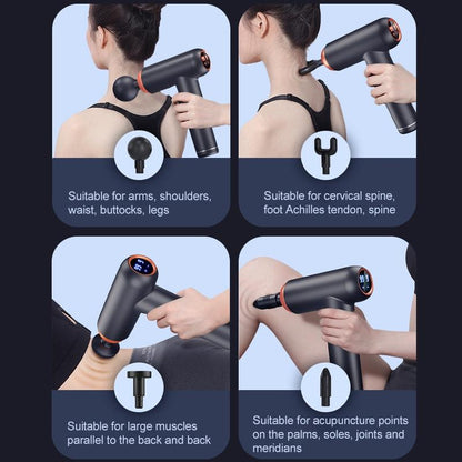 NNEIDS Black Storage Model Fitness Massager - Relax Muscles