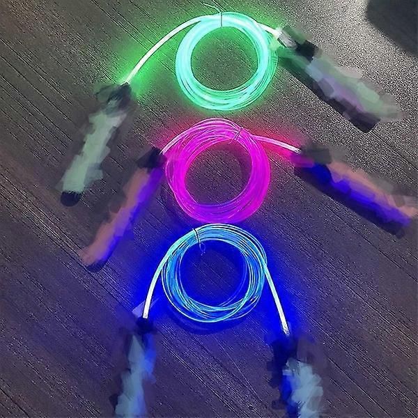 Glowing Jump Ropes, Adjustable Jumping Rope Fitness Exercise Weight Loss & Night