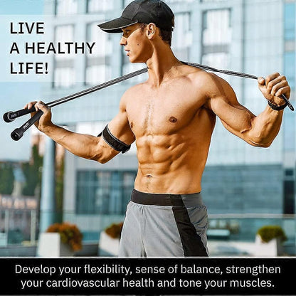 Jump Rope for Fitness and Exercise-Adjustable Jump Ropes with Handles Jumping Rope for Workout