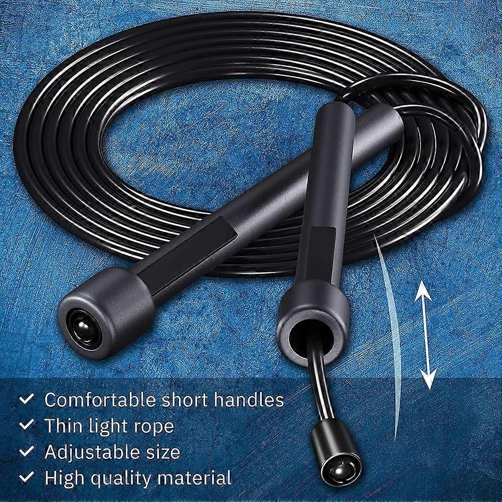 Jump Rope for Fitness and Exercise-Adjustable Jump Ropes with Handles Jumping Rope for Workout