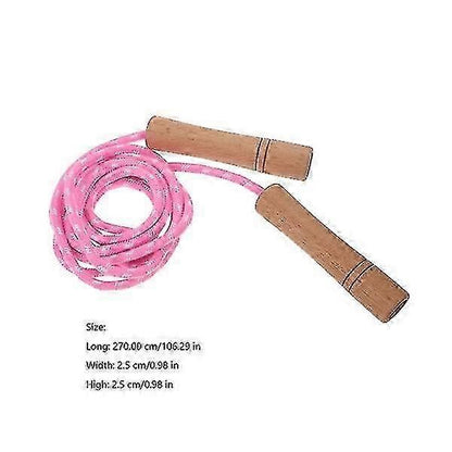 2pcs Sport Ropes Jump Ropes Daily Use Jump Ropes Fitness Jump Ropes Exercise Supply - Green Pink