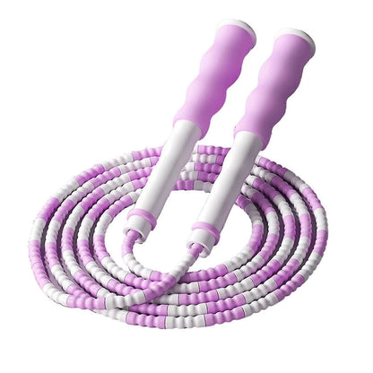 2.8m Student Jump Rope Adjustable Fitness Jumping Rope Bamboo Style Jump Rope for
