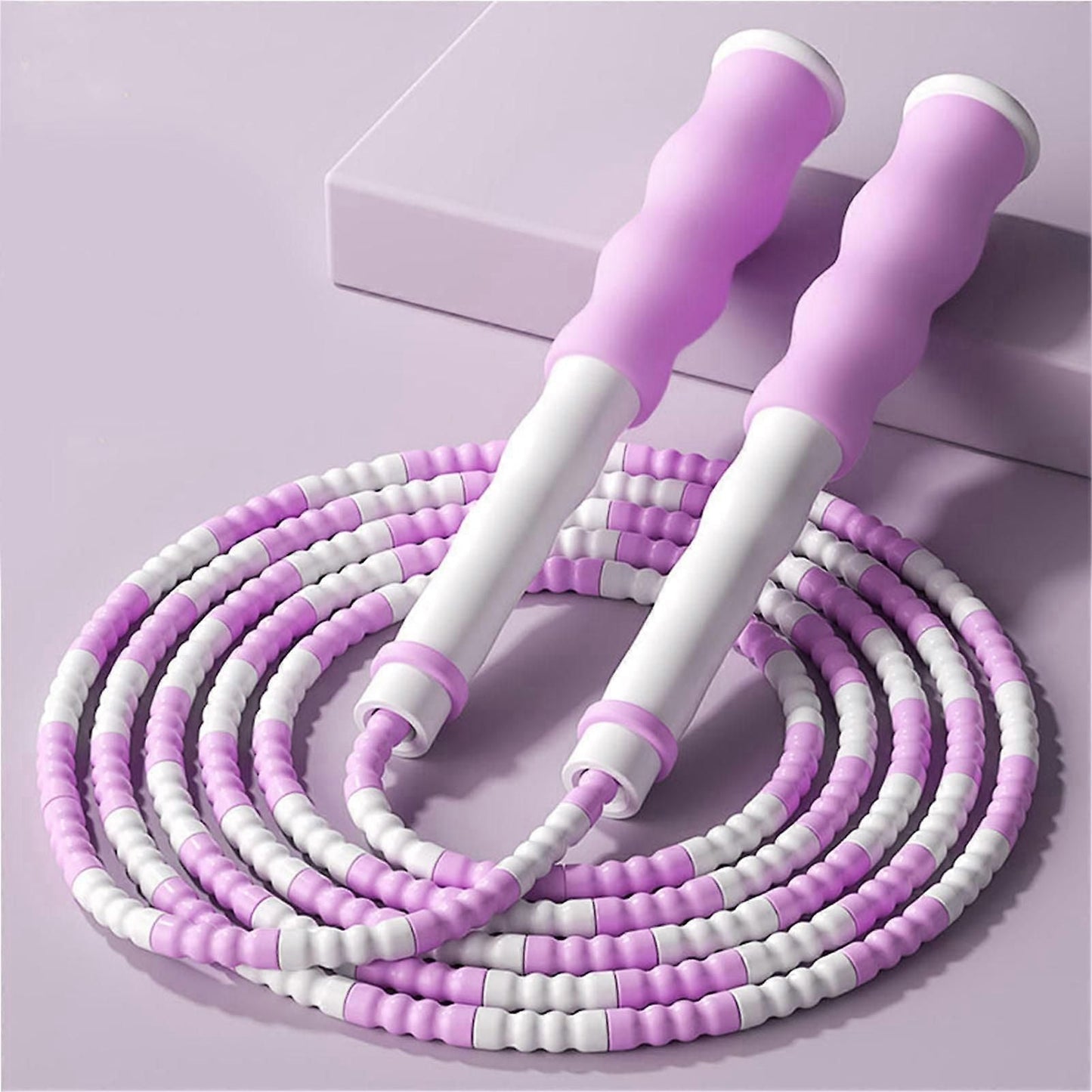 2.8m Student Jump Rope Adjustable Fitness Jumping Rope Bamboo Style Jump Rope for
