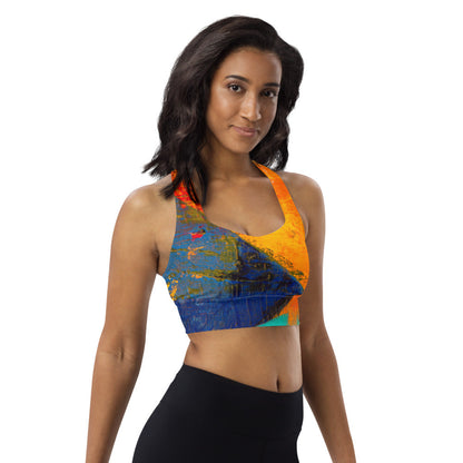 Gianneli Colours Longline Sports Bra