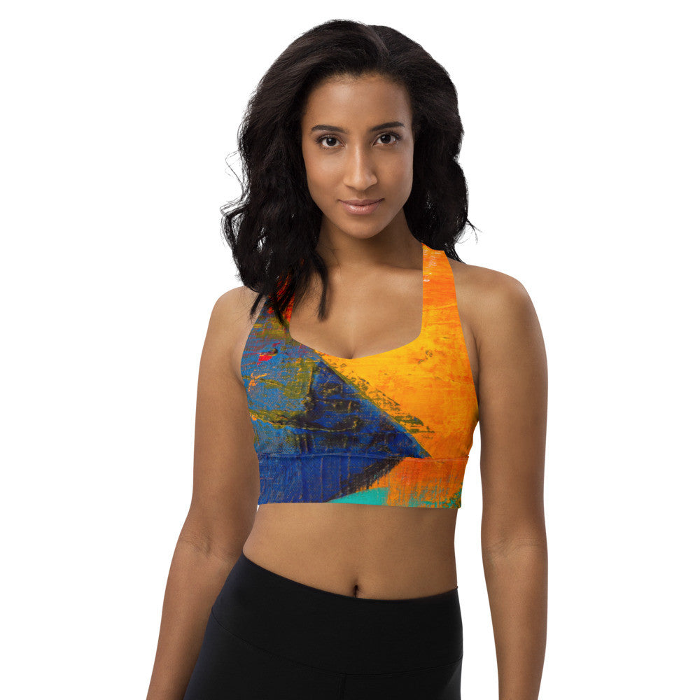 Gianneli Colours Longline Sports Bra